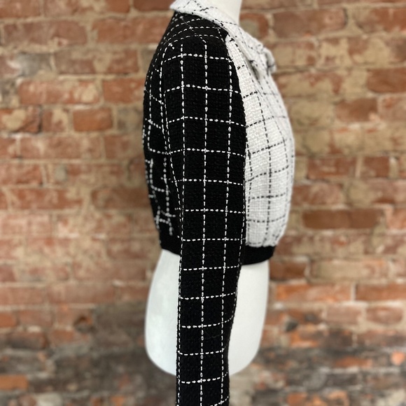 NWT BCBGeneration Plaid Bomber Jacket - Picture 9 of 13